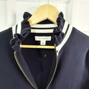 Treasure & Bond Gray Zip-Up Sweater